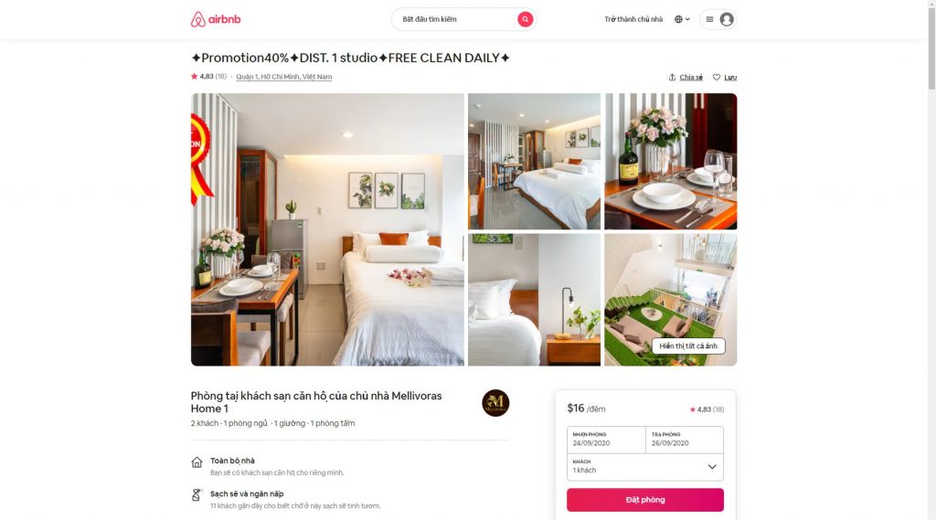 Khách sạn airbnb