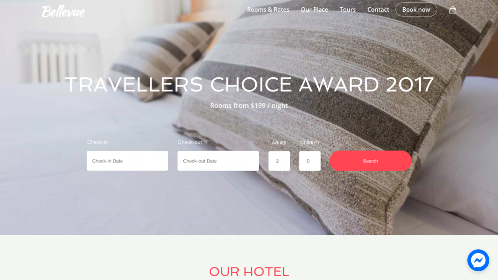 Review host Armada làm website khách sạn homestay